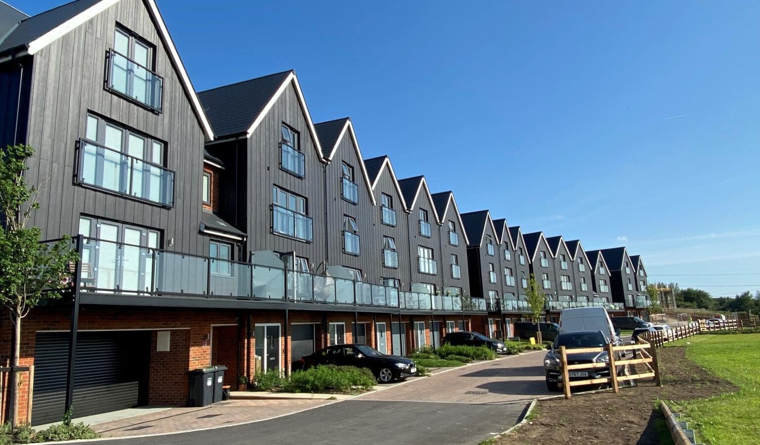 Photo of a row of houses