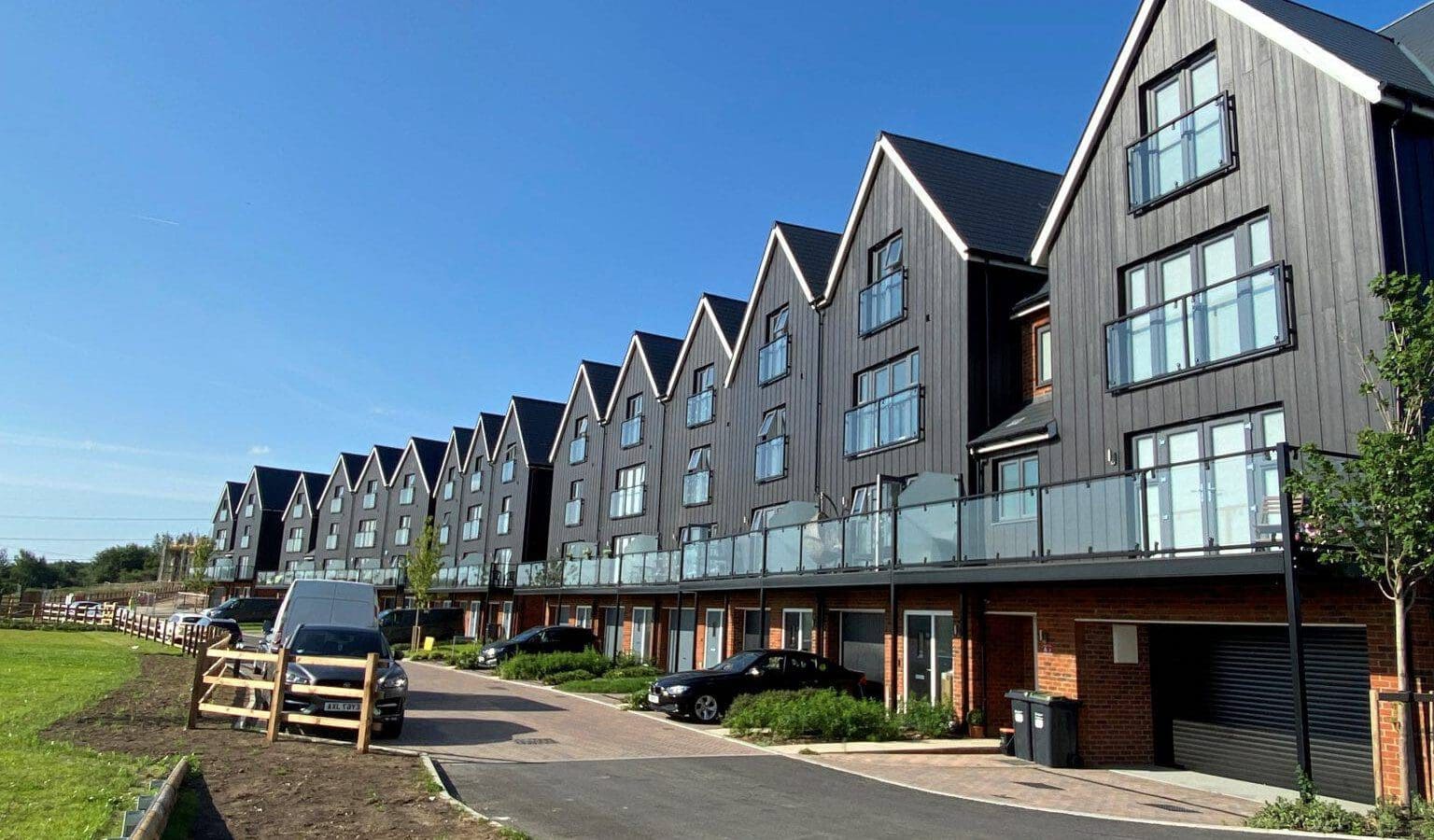 Photo of a row of houses